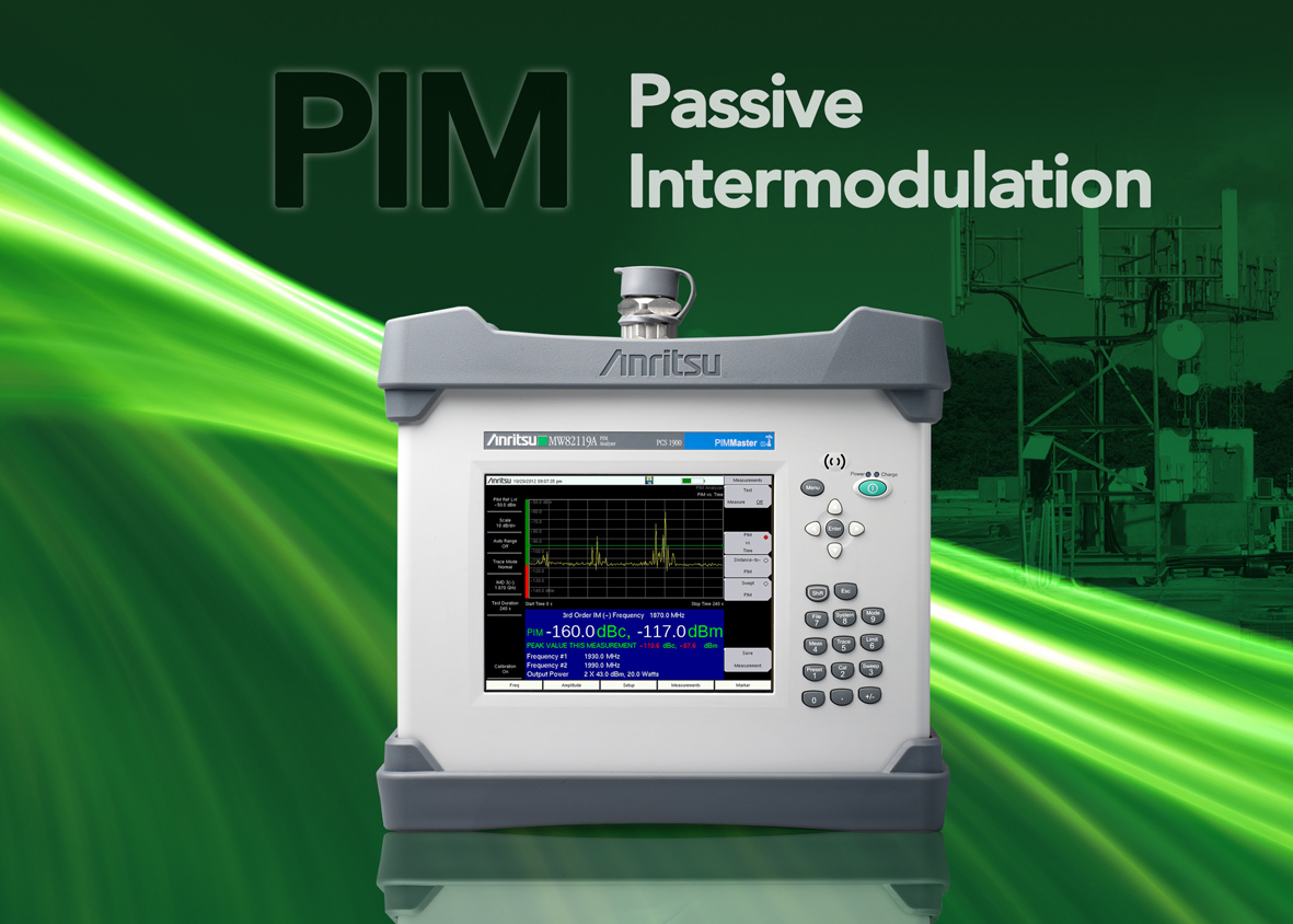 Figure 4: The popular handheld passive intermodulation analyser, Anritsu’s PIM Master, now covers all the proposed bands for LTE
